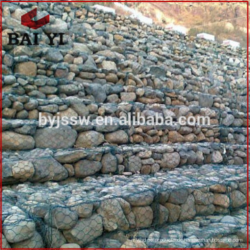 Trade Assurance Hexagonal Gabion Mesh Box / Gabion Basket / Reno Matratze für Verkauf